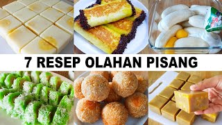 7 RESEP KUE OLAHAN PISANG LEGIT ENAK DAN MUDAH PART 2 [upl. by Ewens]