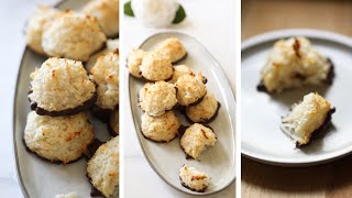 Coconut Macaroons with Condensed Milk [upl. by Attenhoj]