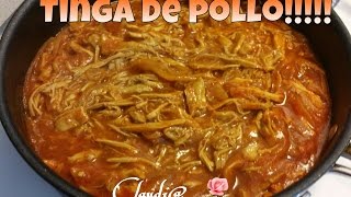 TINGA DE POLLO FACIL DE PREPARAR Y RICA [upl. by Allimrac755]