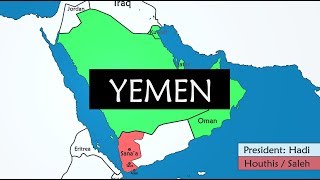 Yemen  28 years of history on a Map [upl. by Hillhouse102]