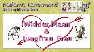 Widder Mann Jungfrau Frau Liebe und Partnerschaft [upl. by Odlavu]