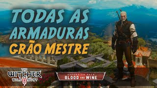 The Witcher 3 Blood and Wine  Set da Mantícora GrãoMestre focado na alquimia [upl. by Areem951]