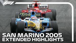 Extended Race Highlights  2005 San Marino Grand Prix [upl. by Wilburt]