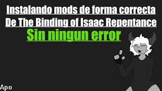 Como instalar mods en The Binding of Isaac Repentance [upl. by Aneehsal23]