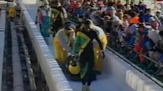 Crash of Team Jamaica at the Olympic Games in Calgary [upl. by Lotty]