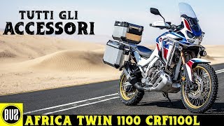 AFRICA TWIN 1100 Tutti gli accessori disponibili [upl. by Antonella]