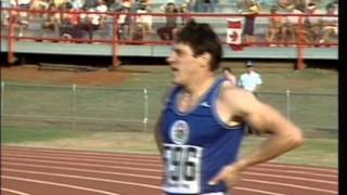 Allan Wells vsBen Johnson100m1982 CW Games Brisbane [upl. by Amej]