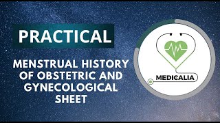 Menstrual History of Obstetric and Gynecological Sheet [upl. by Ecinwahs]