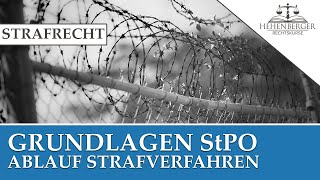 STRAFRECHT  StPO Ablauf Strafverfahren [upl. by Neffirg866]