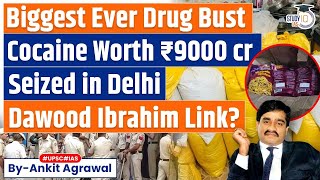 ED Launches Money Laundering Probe After Massive Drug Bust in Delhi  UPSC Current Affairs [upl. by Nolie383]