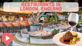 The Very Best Restaurants in London England [upl. by Claude]