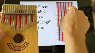 Understanding Kalimba Tablature [upl. by Hollinger842]