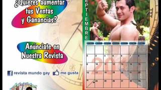 CALENDARIO SEXY GAY  Cristian Chávez  Libertad [upl. by Ludba580]