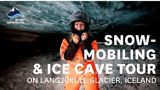 First hand experinces from Snowmobiling and Ice Cave tour on Langjökull Iceland [upl. by Paola407]