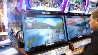 Dead Heat Riders by Namco  Amusement Expo 2013 [upl. by Lowell]