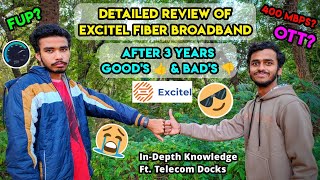 Detailed Review of Excitel Fiber Broadband 🤩😱Ft TelecomDocks [upl. by Jacquelyn306]