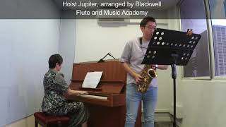 A Sax ABRSM Grade 2 from 2022 B1 Holst Jupiter arranged by Blackwell [upl. by Lever232]