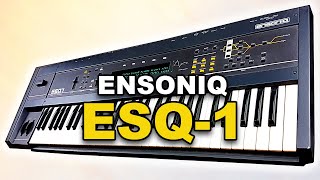 ENSONIQ ESQ1  Synth Demo  Sounds Patches amp Presets [upl. by Mannuela]