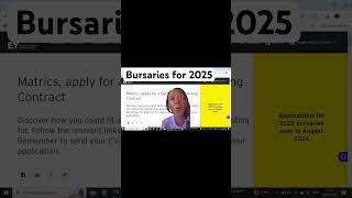 Bursaries for 2025 academic yearAccounting students universityprep universityadmissions [upl. by Ednil553]