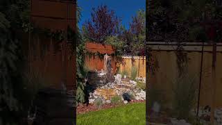 Backyard landscaping project landscape drone [upl. by Papagena]