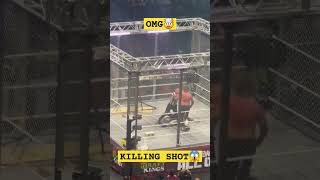 Hangman Adam Page Kills Swerve Strickland😱🤯 AEW All Out 2024 aew aewallout [upl. by Cirtemed]