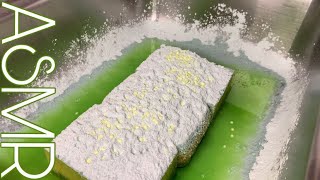 💚 Green Products Paste  ASMR SPONGE SQUEEZING  💚 [upl. by Caron595]