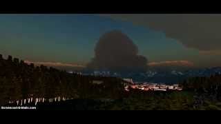 Yellowstone Eruption From Montana [upl. by Chavaree9]