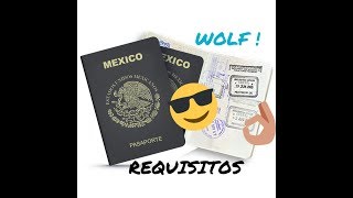 Requisitos Pasaporte Mexicano renovacion  FERNANDO WOLF [upl. by Mraz897]