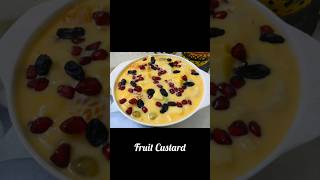 Fruit Custard Recipe  Quick Dessert shorts ytshorts [upl. by Martelle655]