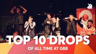 TOP 10 DROPS 😱 Grand Beatbox Battle ALL TIME [upl. by Bloomer]