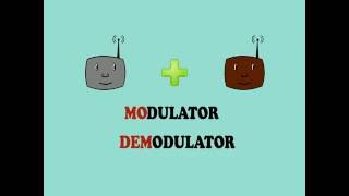 How a MODEM works  Animation [upl. by Bonacci150]