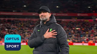 SCENES Klopp celebrates in front of a ROCKING Anfield as Liverpool win again [upl. by Annavoeg]