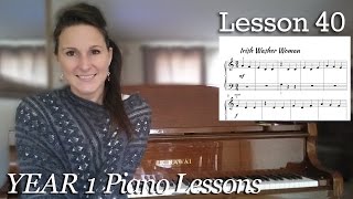 Free Beginner Piano Lessons  40  Finger Gym Hanon 1 Ascending LH  Year 1 3 8 [upl. by Fessuoy]