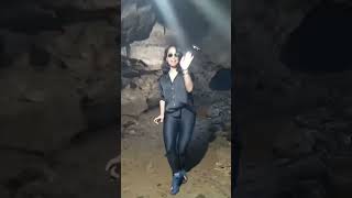 Ansha Sayed❤️Aka❤️CID💯Purvi😊Mam😉Dance😂🎶inside😁Caves ⛰️🪨🏕️🛖🤣and😘Tour🥳in🥰Meghalaya😍FUN😸COMEDY😹Video😆🙏🙏 [upl. by Verdie]