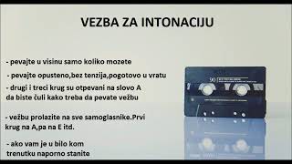 Intonacija  vezba za bolju intonaciju verzija za muskarce [upl. by Conlee]