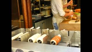 TRDELNIK  SWEET PASTRY in PRAGUE Street Food 01 [upl. by Conlan]