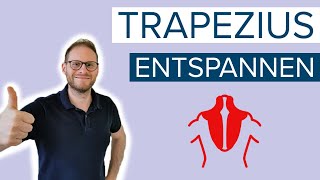 Den Trapezius Muskel entspannen mit diesen 2 einfachen und schnellen Übungen✅ [upl. by Philipson]