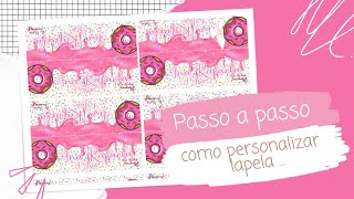 Passo a passo Como personalizar Lapela pelo celularno aplicativo PixelLab 🤩 [upl. by Llet]