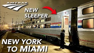 New York to Miami onboard Amtraks BRAND new SLEEPER Viewliner  Silver Meteor [upl. by Frye]