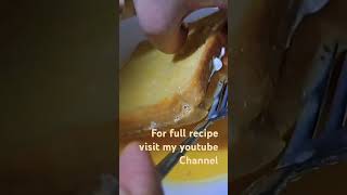 french toast 😋😋 quick and delicious snack music newsong cover asmr [upl. by Derwon]