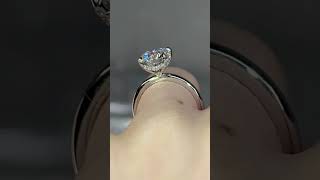 3ct Round Diamond Engagement Ring  quotEverleequot [upl. by Uohk948]