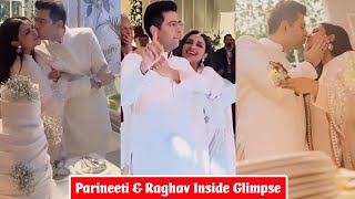 Parineeti chopra and raghav chadha dreamy Engagement complete inside video 💍 [upl. by Arratoon]