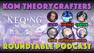 Keqingmains Theorycrafter Roundtable Podcast ft Tenten Zajef Artesians Sitri amp Ayzel [upl. by Ekul550]