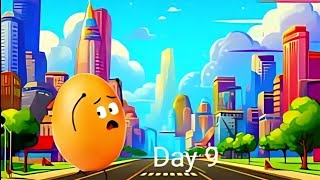 Egg Run Day1 To Day 15  English Number Learning  Rhyme English [upl. by Blase447]