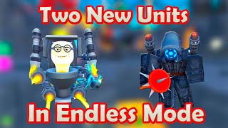 Two New Units Scientist Mac and Make Camerawoman in Endless Mode Roblox Toilet Tower Defense [upl. by Boleslaw]