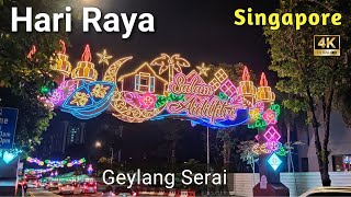 Light Up Drone Show amp Big Bus Tour  A Spectacular Hari Raya 2024 Experience in Geylang Serai [upl. by Eedeed161]