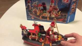 Playmobil Sinterklaas Unboxing amp Assembly 5206 Saint Nicholas Steamboat [upl. by Dolli]