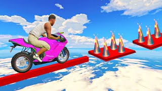 CHOP VS TANISHQ DEADLIEST BIKE PARKOUR IN GTA 5 FT  Frostbite Gaming [upl. by Vevina109]