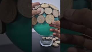 DIY Create a Rustic Wood Slice Planter – Easy and Charming Home Decor Tutorial [upl. by Keener]