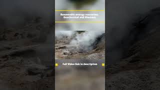 Exploring Geothermal and Biomass Energy The Future of Renewables 🌋🌱 geothermalenergy [upl. by Asetal]